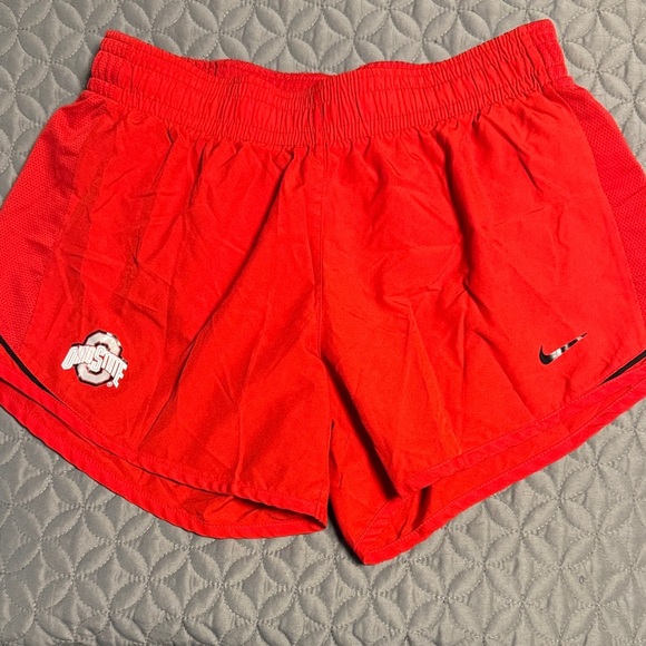 Nike Women's Bright Red Athletic Shorts - Picture 1 of 5